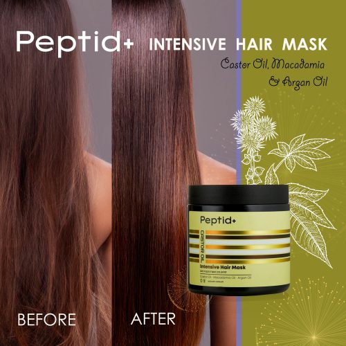 Intensīva matu maska ar rīcineļļu, makadāmijas un argana eļļu — изображение 4