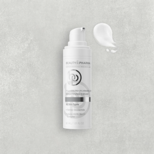 1% a-arbutīns + 2% C vitamīnu balinošs krēms ar SPF30