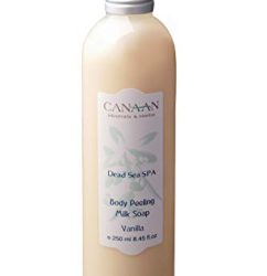 Ķermeņa pīlinga pieniņš ar vaniļu