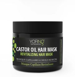 Atjaunojoša matu maska  ar  rīcineļļu un kaņepju eļļu