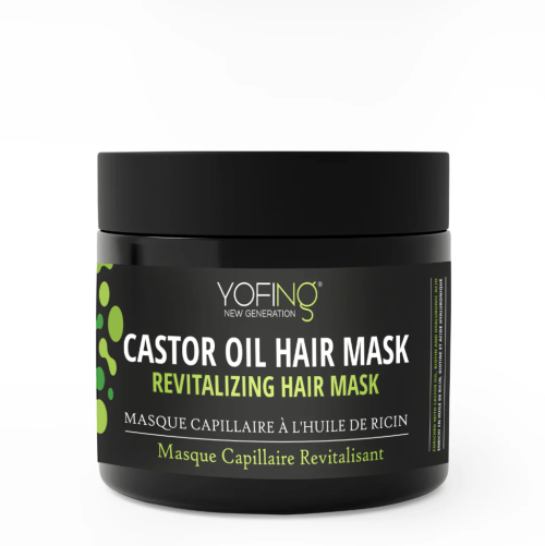 Atjaunojoša matu maska  ar  rīcineļļu un kaņepju eļļu