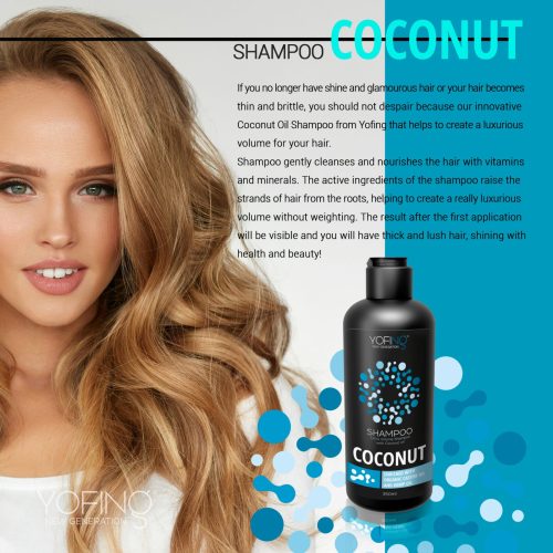 Kokosriekstu šampūns bieziem un apjomīgiem matiem