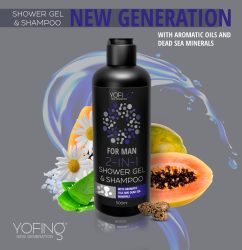 Šampūns un dušas želeja "2in1" vīriešiem