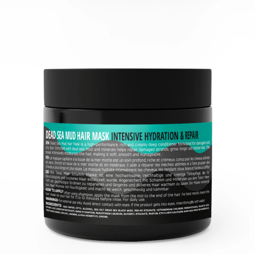 Nāves jūras dubļu matu maska