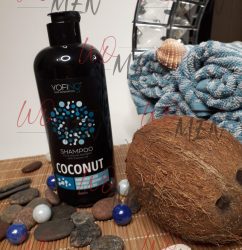 Kokosriekstu šampūns bieziem un apjomīgiem matiem