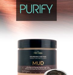 Nāves Jūras dubļu matu maska