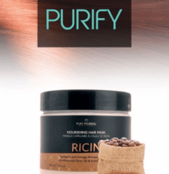 Matu maska ar rīcineļļu