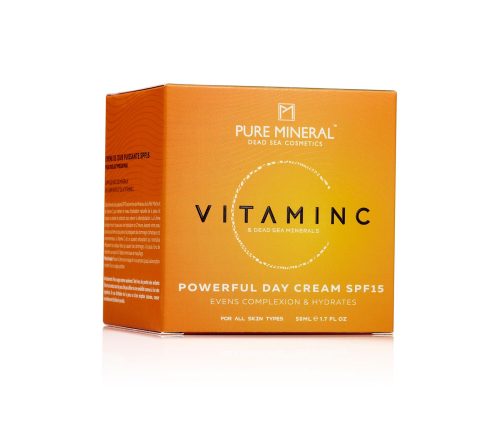 Spēcīgs dienas krēms SPF 15 ar C vitamīnu