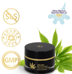 Hemp oil & gold acu un lūpu krēms ar Nāves Jūras minerāliem