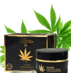 Hemp oil & gold magnētiskā maska ar Nāves Jūras minerāliem